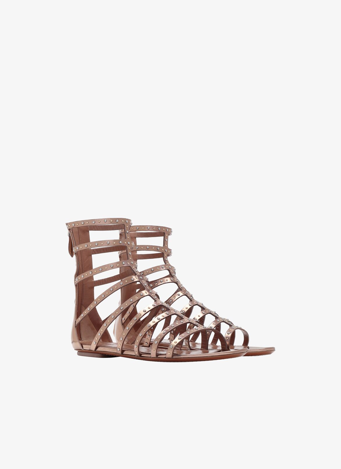 Sandals ALAÏA PINK GOLD SANDALS